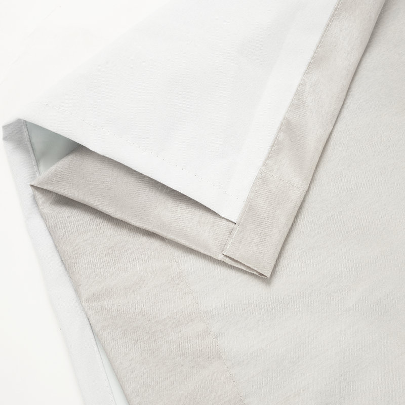 Rideau occultant 100% bleu marine / blanc Pruneda, Jaune