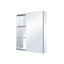 Armoire à pharmacie à miroir en aluminium à fixation murale encastrée ou en surface l 28 po x H 30 po-344879211-344879222