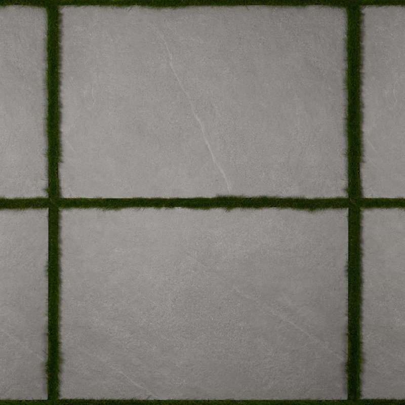 Era 24x36 Matte Limestone Look Porcelain Paver, Silver Gray