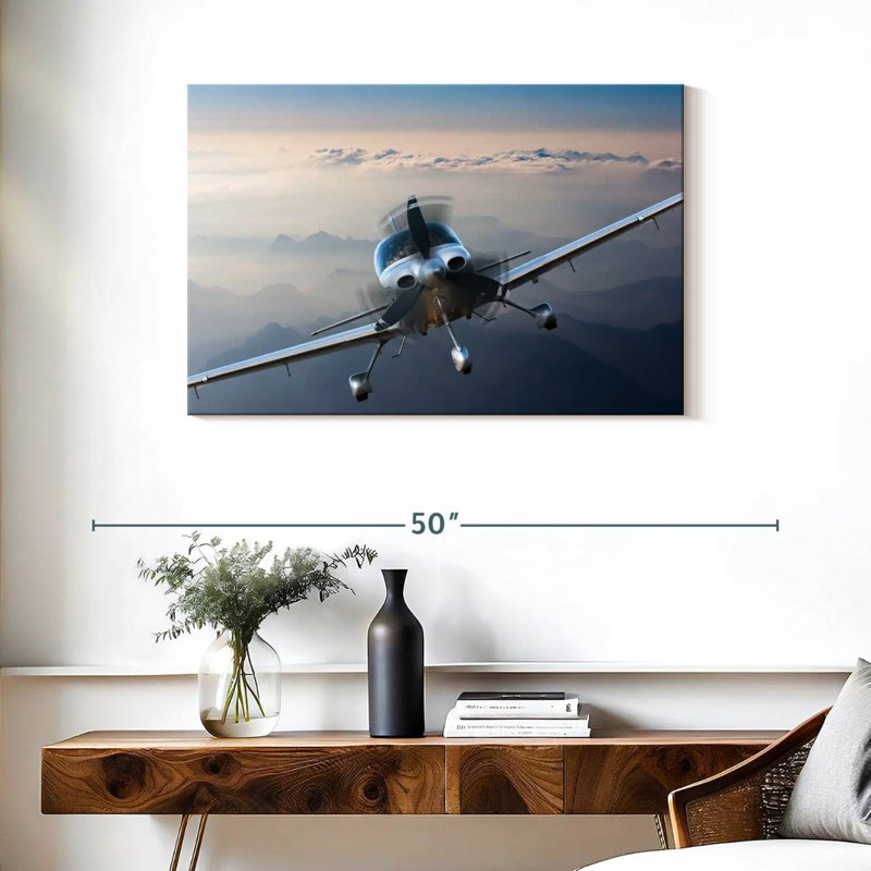 Mehar Private Propeller Plane, 24" H x 36" W