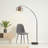 Perlis 68.1" Arc Floor Lamp with Solid Marble Base-2011382456