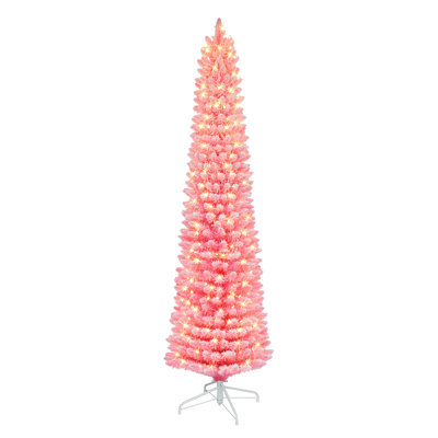 90' Lighted Fir Christmas Tree