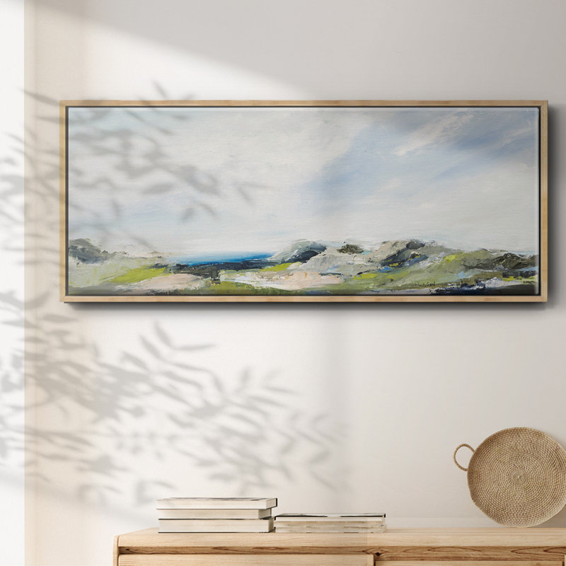«The Earth Sings», toile encadrée, H 8 po x l 20 po x P 1,5 po, Naturel