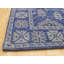Tapis traditionnel bleu céline en laine touffeté à la main Céline-28666546