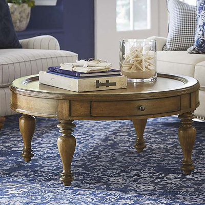 Table basse ronde American Vintage