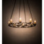 Luminaire suspendu fantaisie tabac 8 lumières Icenhour