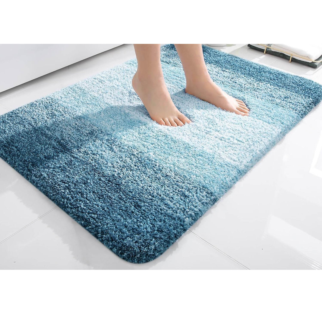 Microfiber Bath Mat, Non-Slipabsorbent Bathroom Mat