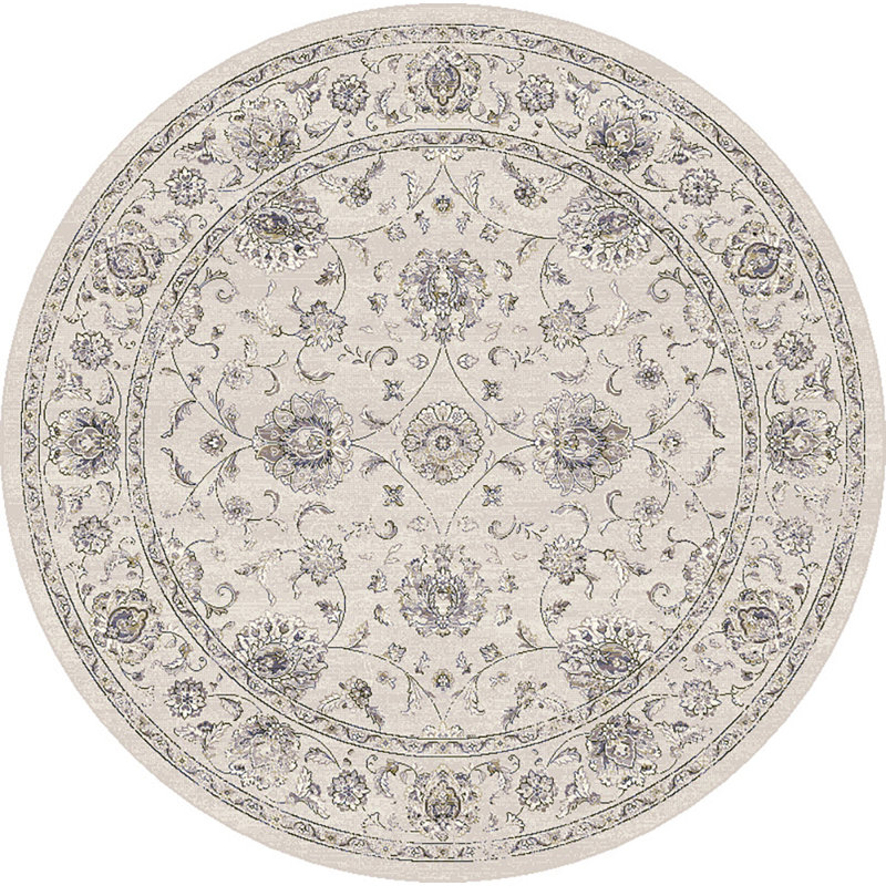 Attell Floral Indoor Rug, Round 7'10"