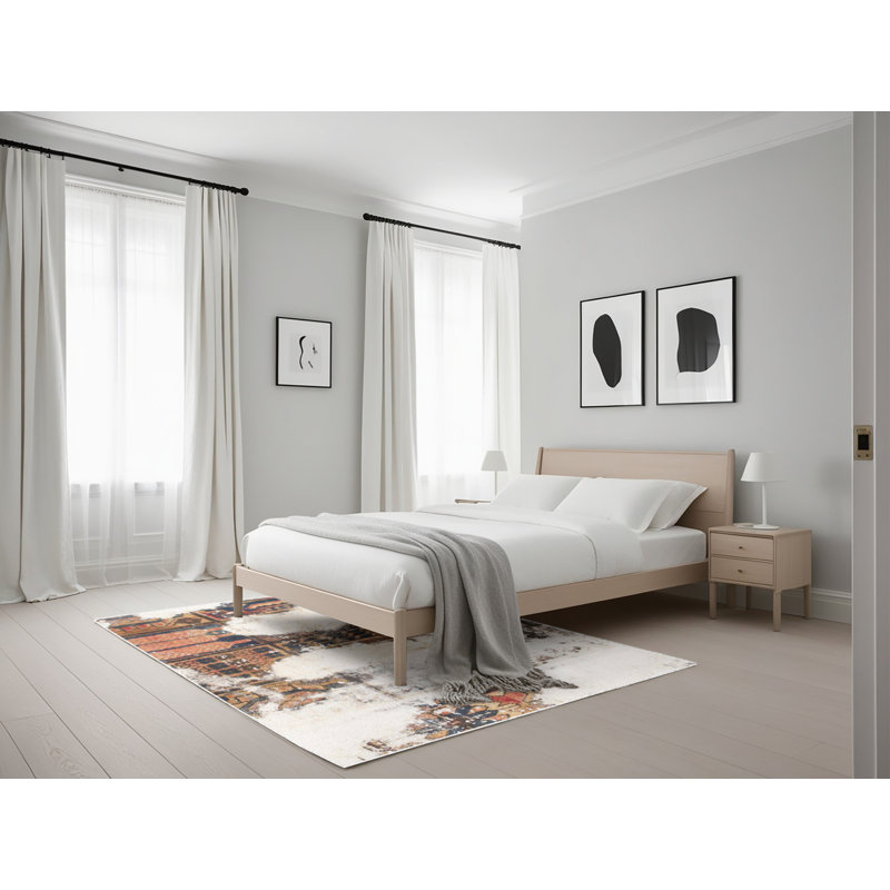 Tapis abstrait moderne 981, Rectangle 5 pi x 7 pi