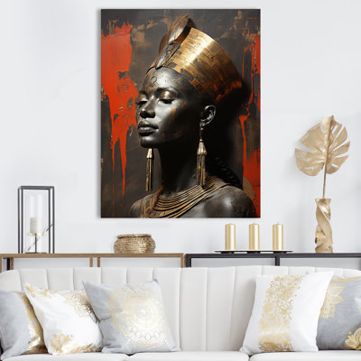 African Tribal Woman Portrait Essence I - African Tribal Wall Art
