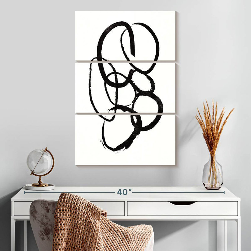 Avery abstrait lié I, H 32 po x l 20 po
