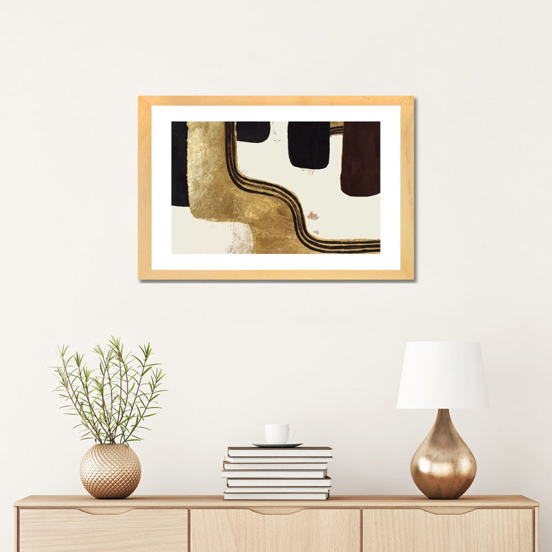 « Retro Safari » par Patricia Pinto-impression, Toile avec cadre en bois beige, Blanc, H 24 po x l 16 po x P 1 po
