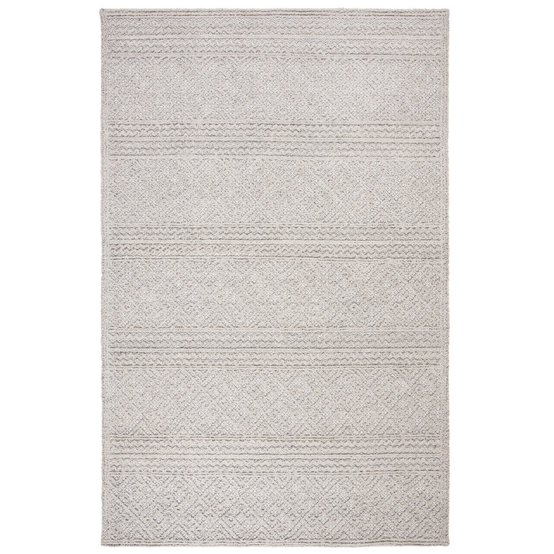 Trace Hand Tufted Performance Striped Rug, Rectangle 5' x 8'