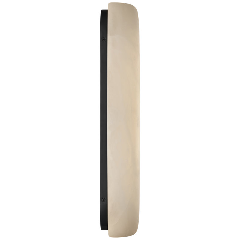 Kelly Wearstler Formosa 26" Linear Sconce, 1400 W, Alabaster/Bronze, 19.75" H x 4.75" W x 3.25" D