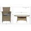Wentworth 6 - Person Wicker Patio Dining Set with Oval Table , Cushions Included