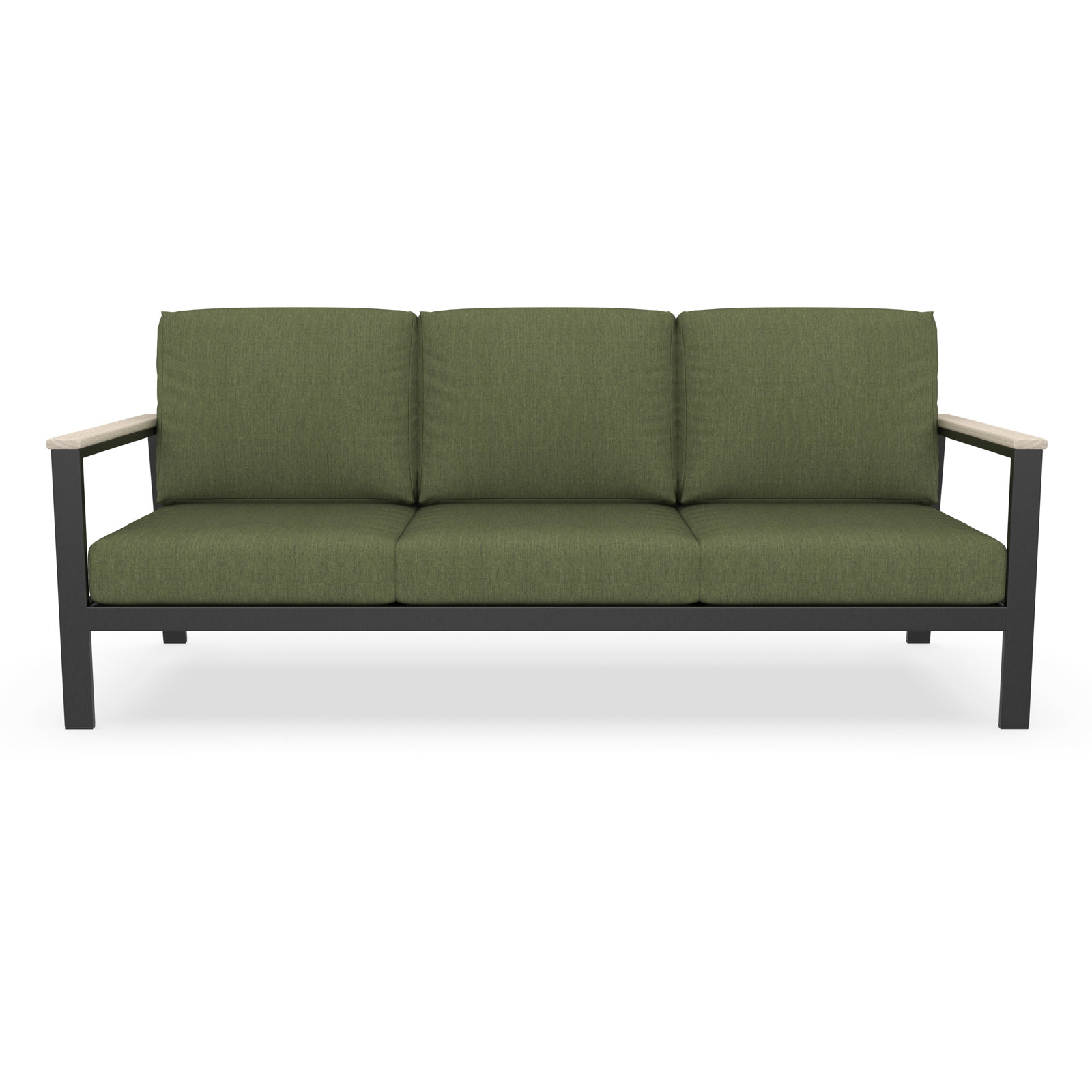 Townsend 80" Sunbrella® Patio Sofa, Sunbrella® Canvas Fern, Yes, Seashell