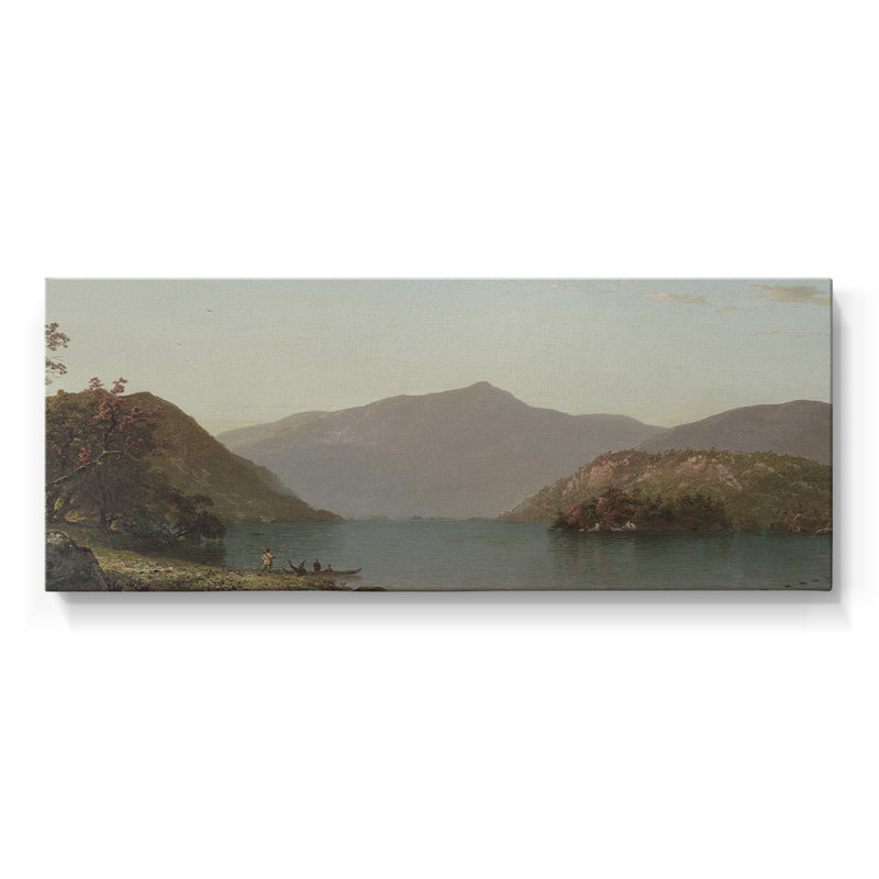 Série paysage - CDLXIX - Toile tendue avec châssis - Prêt à accrocher, H 12 po x l 30 po