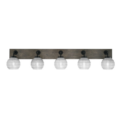 Barre d'éclairage de salle de bain 5 lumières Oxbridge