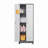 Broom Storage Cabinet With Locking Doors And Shelves, 65" H Metal Storage Cabinet With Hanging Rod & S-Hooks, Cleaning Tool Storage Cabinet-2068248153