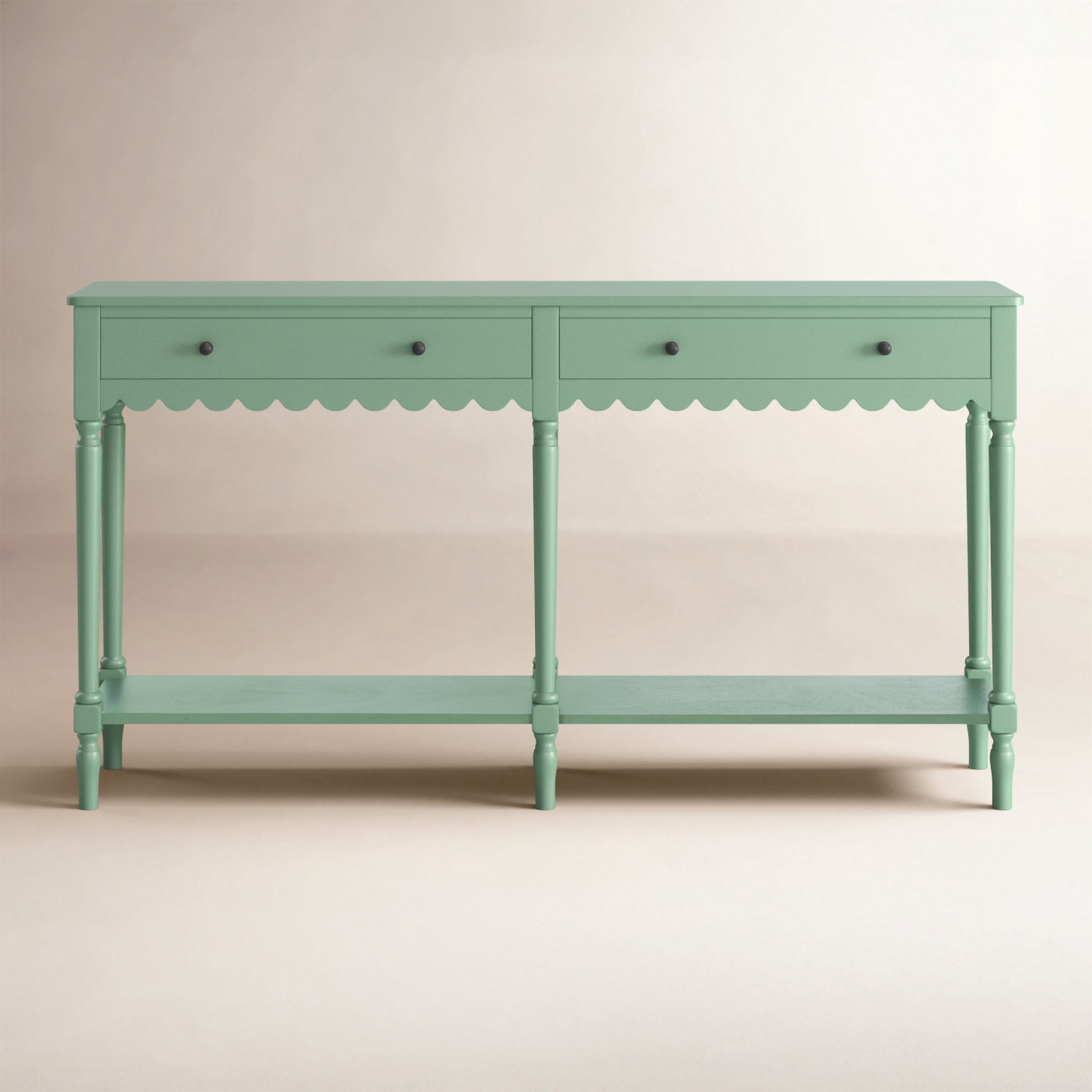 Branden 2-Drawer Console Table, Sage