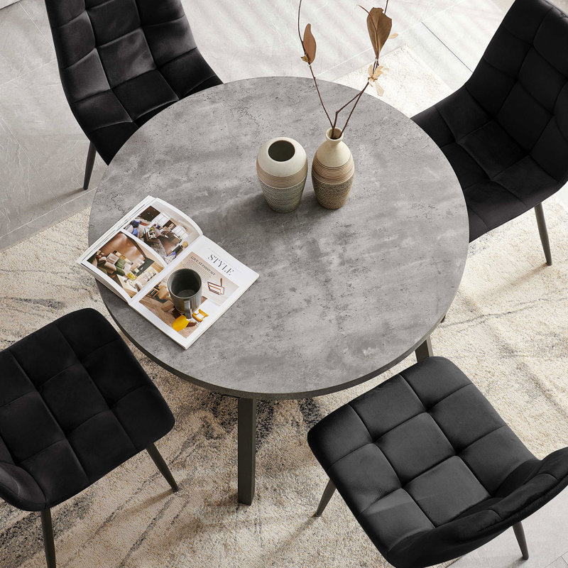 Santiago 5 - Piece Dining Set, Black