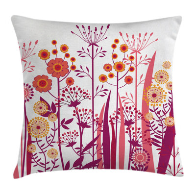 Floral Outdoor Pillow Cover