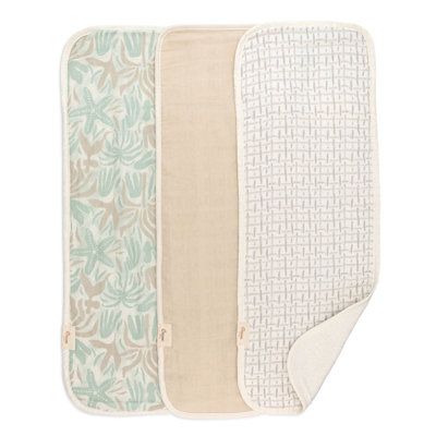 Cove 3-pc. Baby Burp Cloth Set (beach Life)