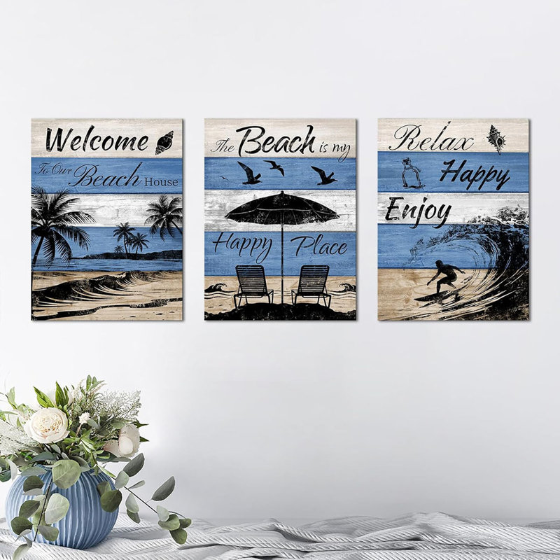 3 Piece Wrapped Canvas Print