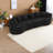 Compression Cloud Sectionals, Chenille 111.5 Inch Modern Home Sofa
