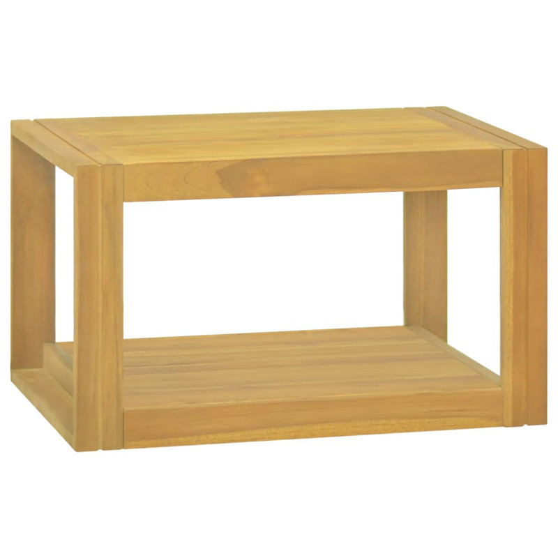 Armonk Solid Wood Bathroom Shelves, Brown