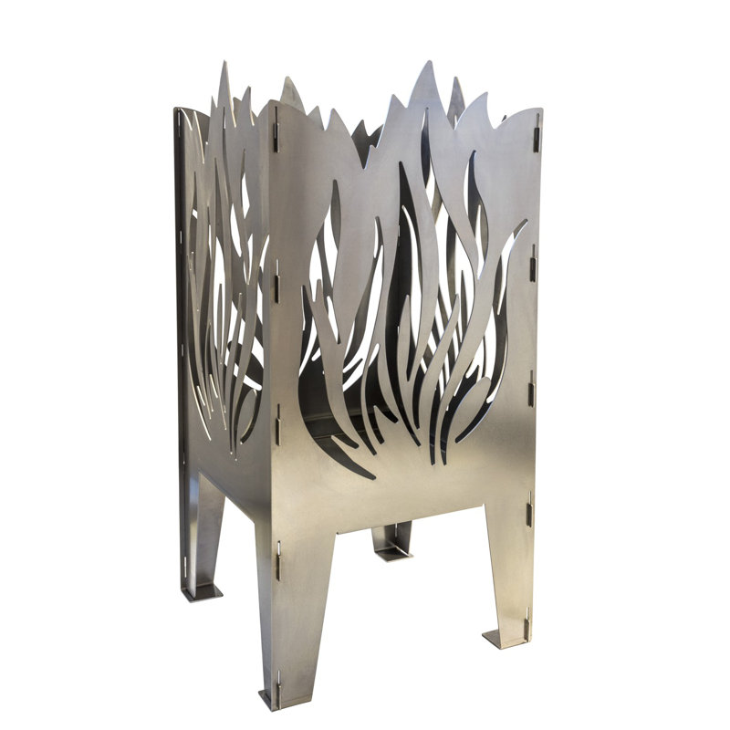 Square Steel Wood Burning Smokeless Fire Pit
