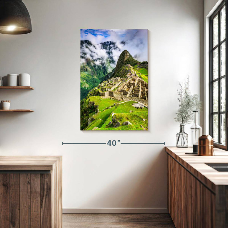 Lilie Machu Picchu Landscape, 39" H x 26" W