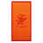 Monogramme de couleur orange