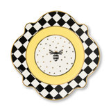 Bee Toile Salad Plate