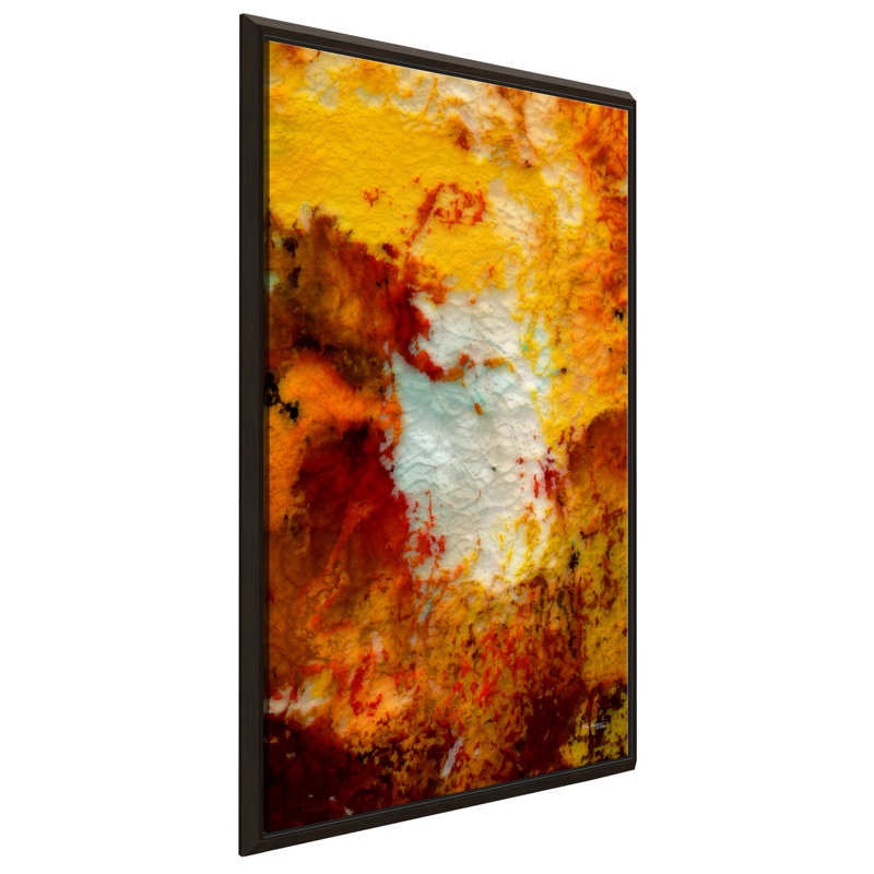 « battlefield of the mind », impression sur toile, H 43,5 po x l 27,5 po x P 2 po, Cadre flottant espresso