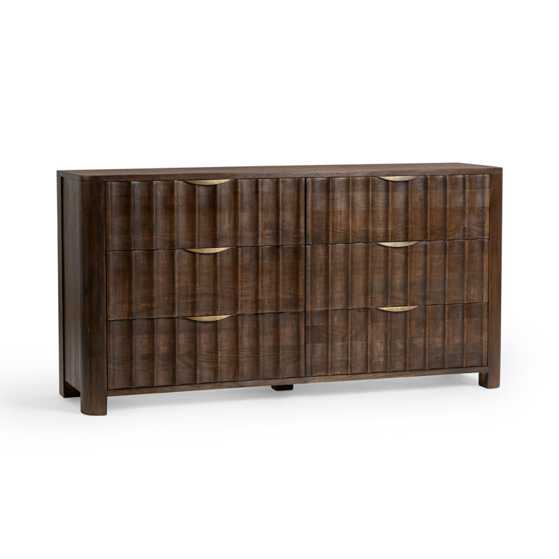 Baylee 6-drawer Mango Wood Dresser