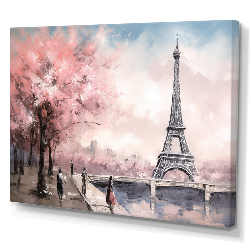 Grand chef-d'œuvre de la Tour Eiffel II - France, art mural, H 34 po x l 44 po, Toile tendue