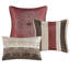 Literie pour très grand lit - édredon rouge 7 pièces avec broderie et taies décoratives-121234520