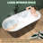 55" X 27" Acrylic Freestanding Soaking Bathtub With Drain in Matte Black-91855566