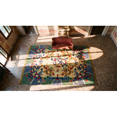 Tapis chinois en soie fine magnifiquement artistique