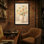 Plantes et fleurs dans un vase décoratif