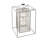 Lobel 8 - Light Dimmable Lantern Square / Rectangle Chandelier