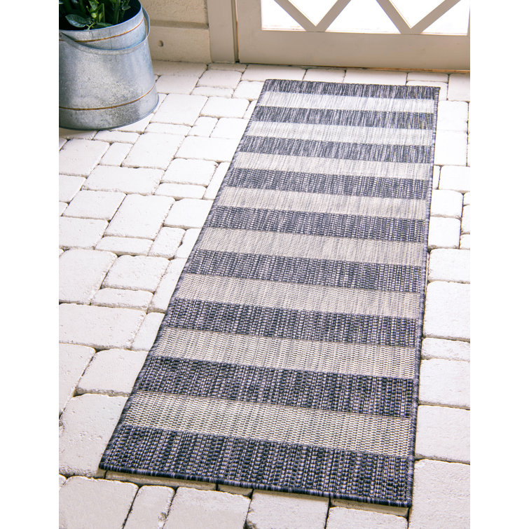 Hay Bale Striped Indoor / Outdoor Rug