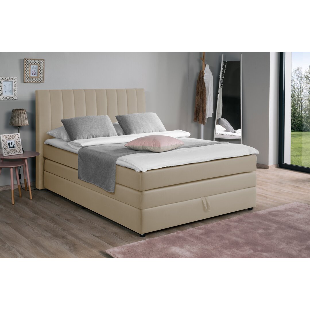 Boxspringbett Brampt mit Topper und Bettkasten