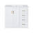" premium bathroom vanity set - ceramic basin, solid wood frame with 3 drawers & soft-close storage