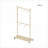 Coat Racks with 6 Wooden Hangers - Solid Wood, Space-Saving, Adjustable Shelf &amp; Wheels | Old Pine | Wood