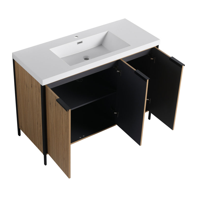 Meuble-lavabo autoportant