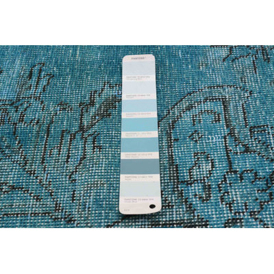 Tapis unique en laine de style années 1990 9 pi 7 po x 12 pi 6 po Anzio