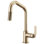 Litze® Pull-Down Faucet with Angled Spout and Industrial Handle