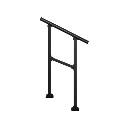 Outdoor Black Stair Handrail
